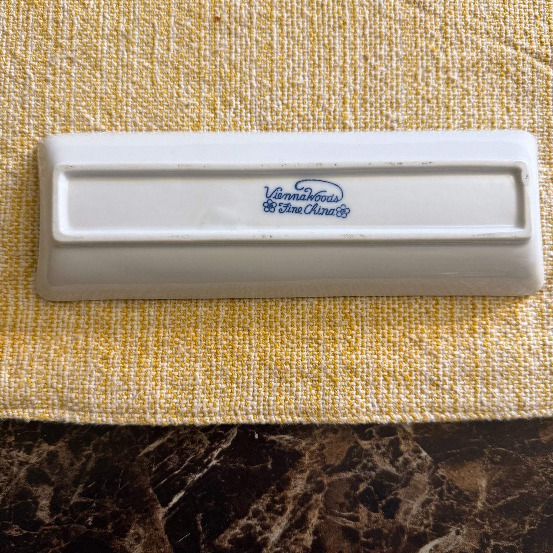 Vienna Woods Fine China Blue Onion Corn Cob Tray 2