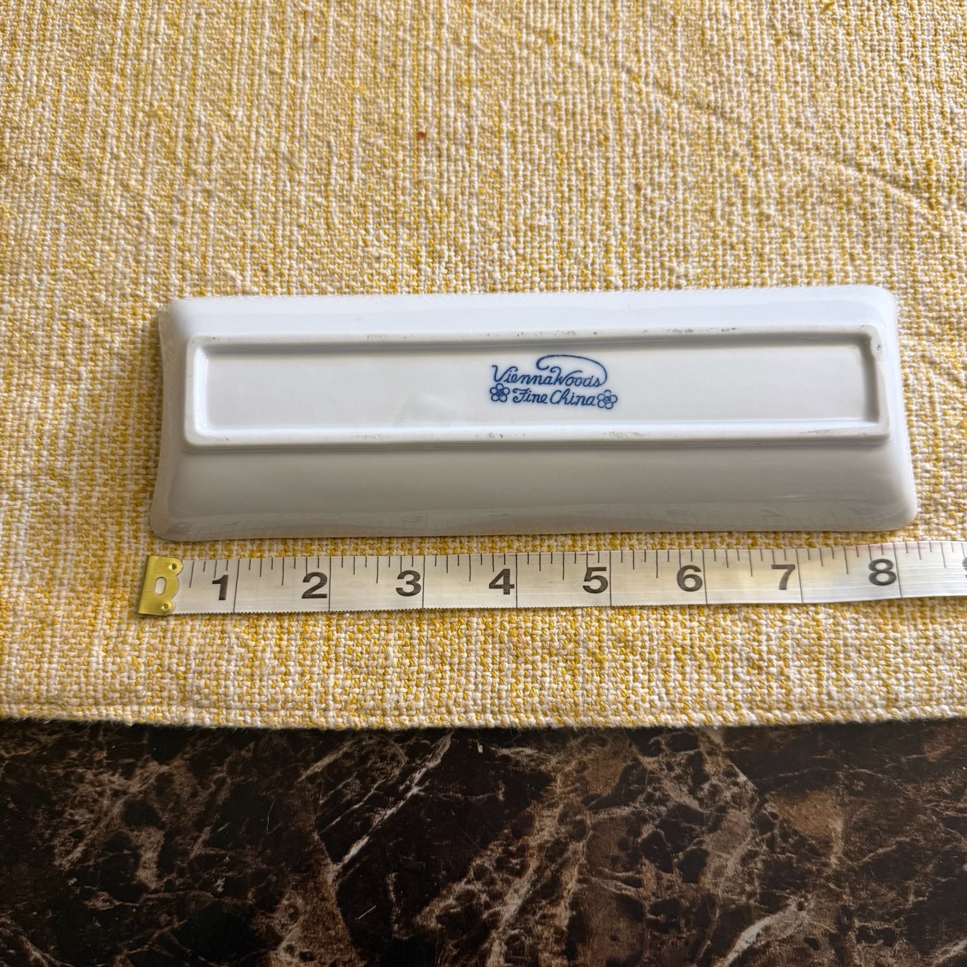 Vienna Woods Fine China Blue Onion Corn Cob Tray 3