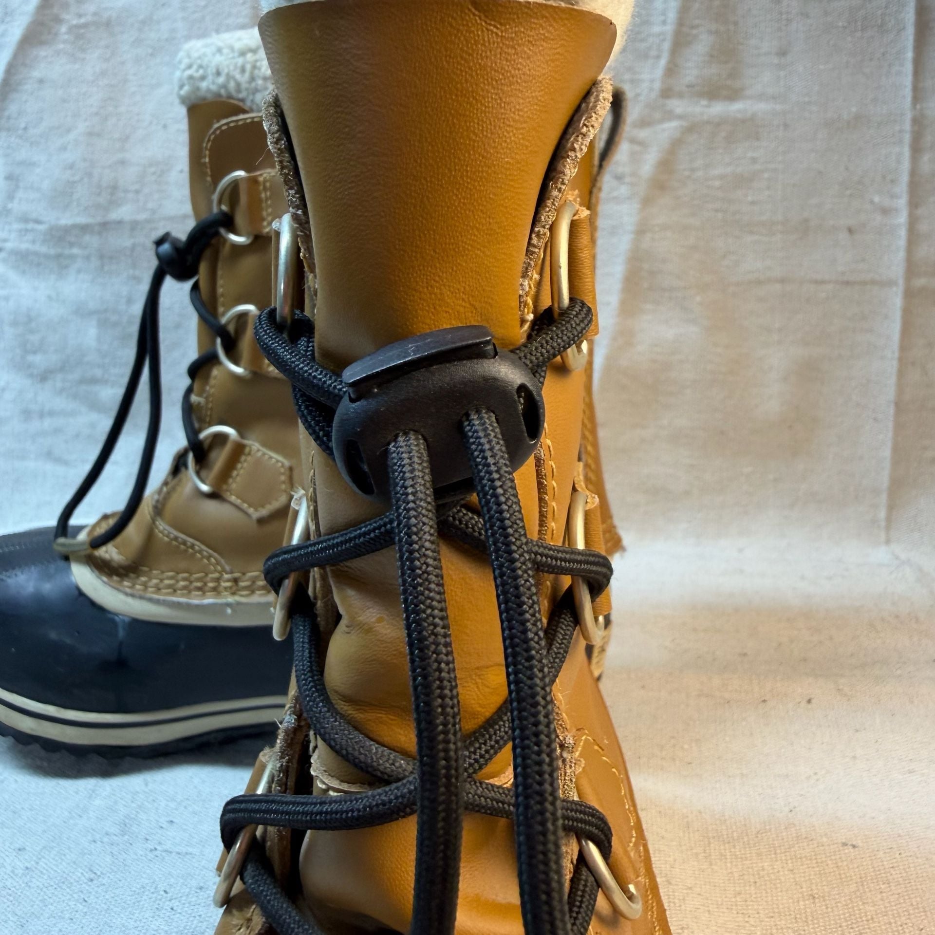 Sorel Winter Boots Tan Black Waterproof Snow Boot 10
