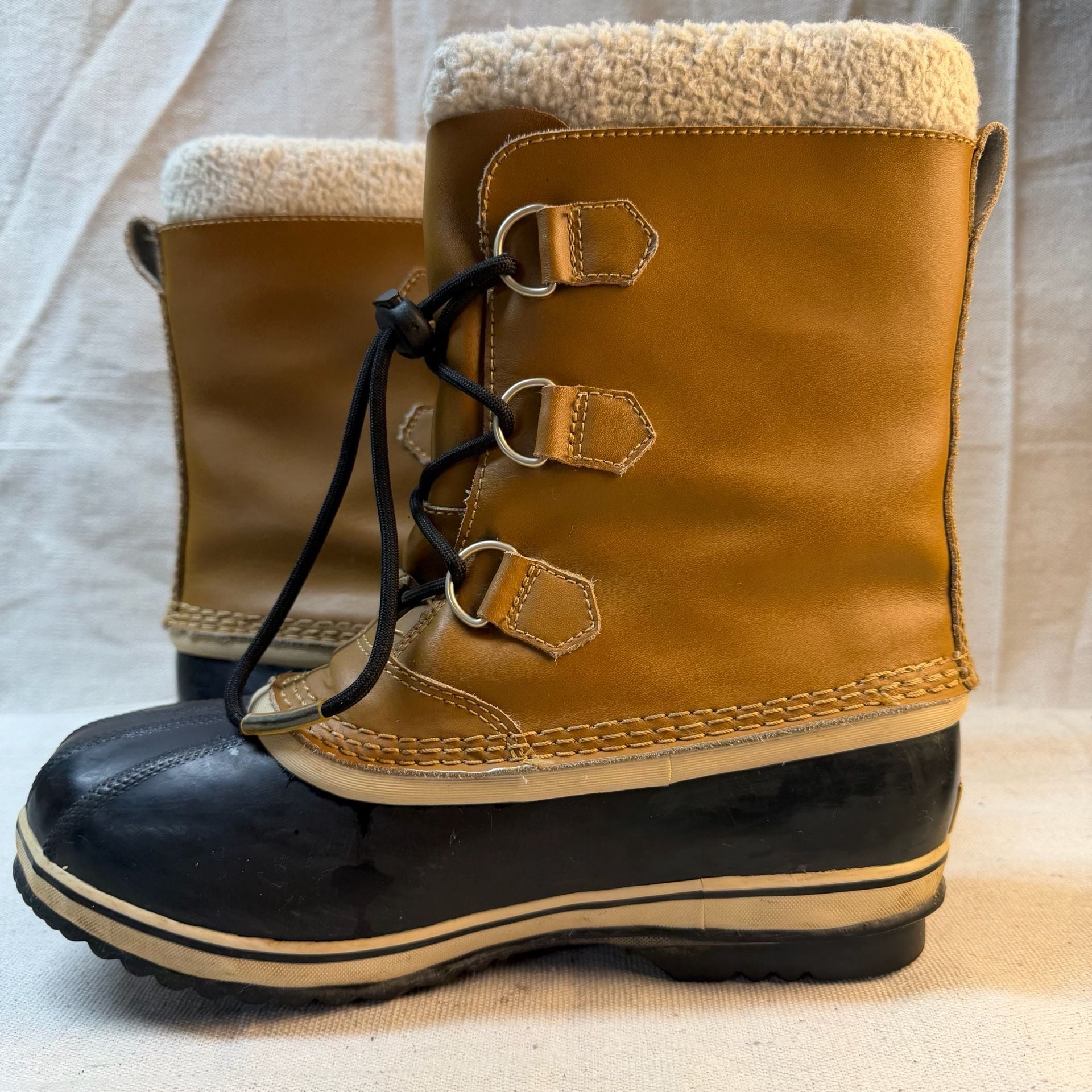 Sorel Winter Boots Tan Black Waterproof Snow Boot 11