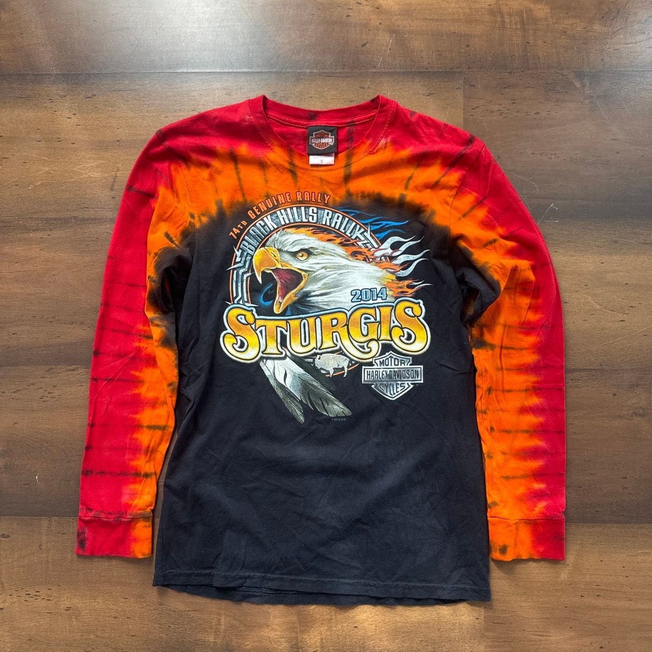 Harley Davidson Sturgis 2014 Long Sleeve Shirt Size S 2