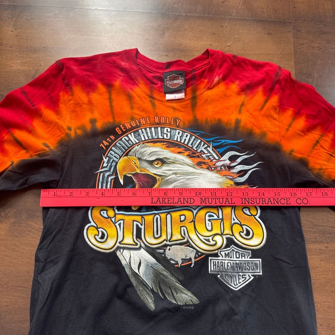 Harley Davidson Sturgis 2014 Long Sleeve Shirt Size S 7