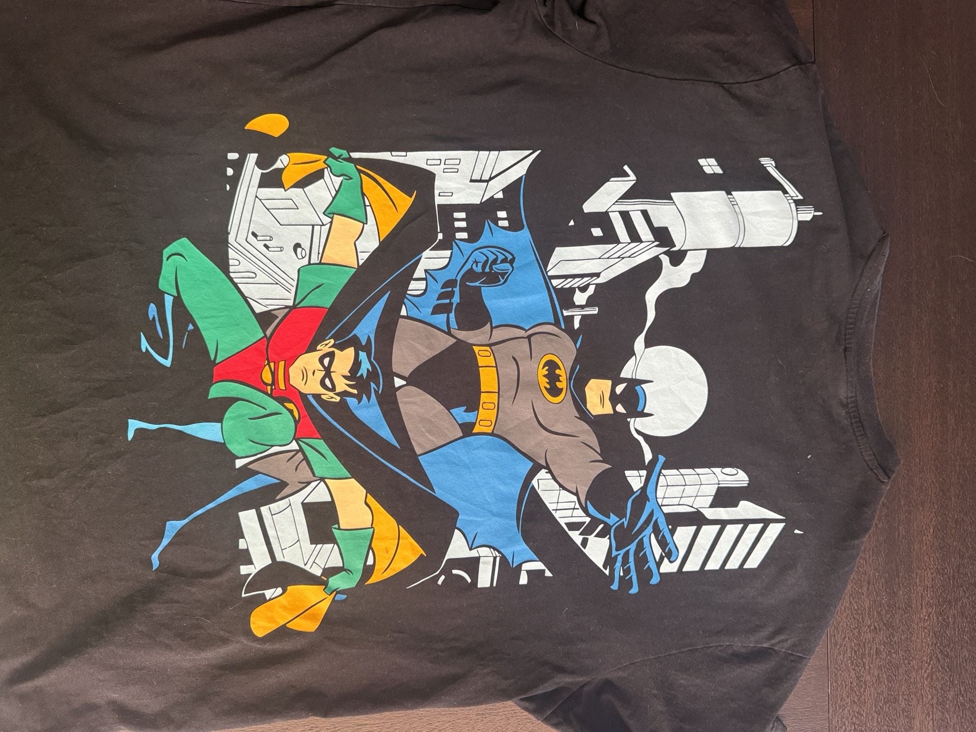 Shoe Palace Batman The Animated Series T-Shirt Size XL Black Graphic Tee 8
