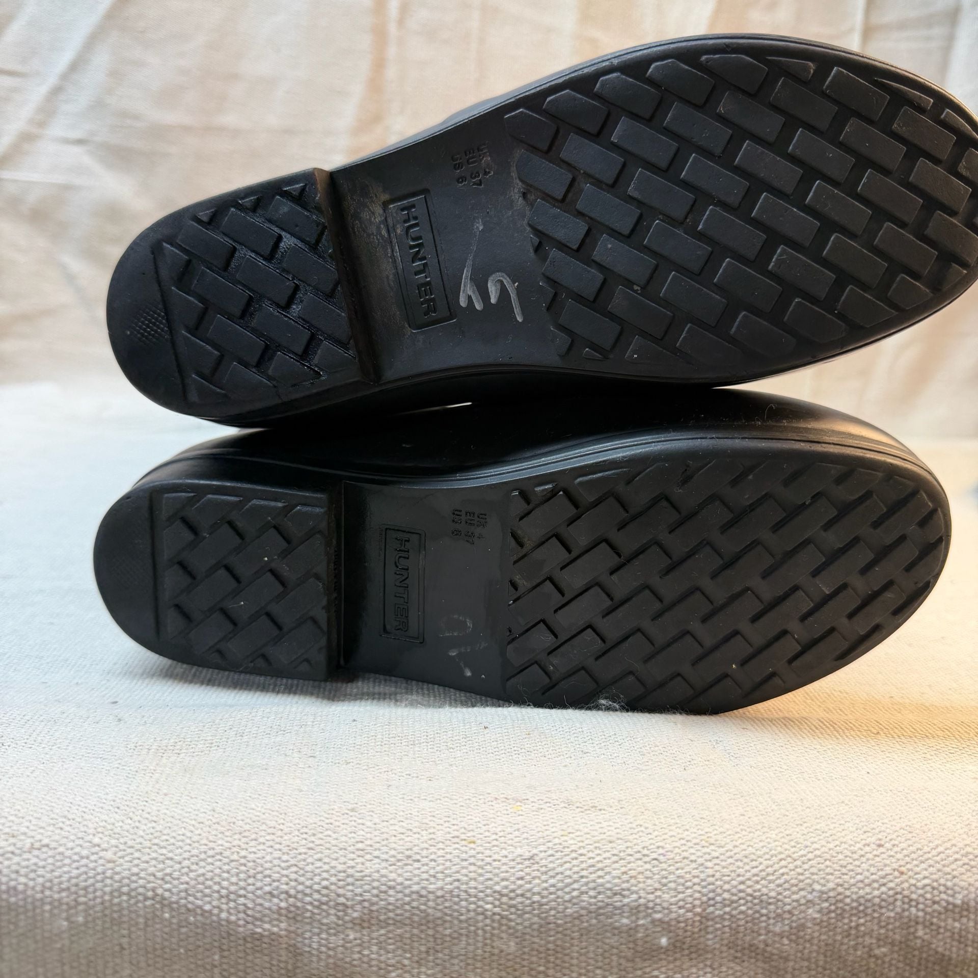 Hunter Balmoral Rain Boots Black 7
