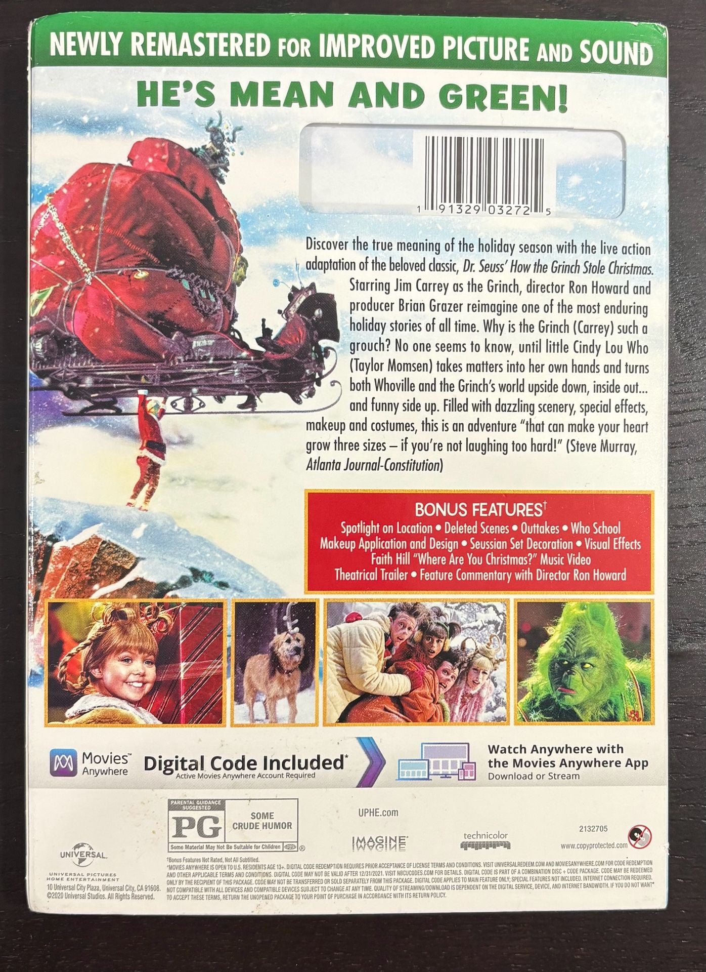 Dr. Seuss' How the Grinch Stole Christmas DVD Grinchmas Edition 2