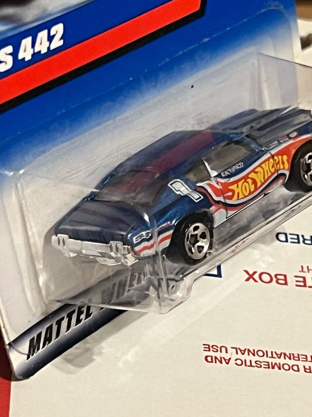 Hot Wheels Olds 442 Collector #871 1998 Mattel Wheels 4