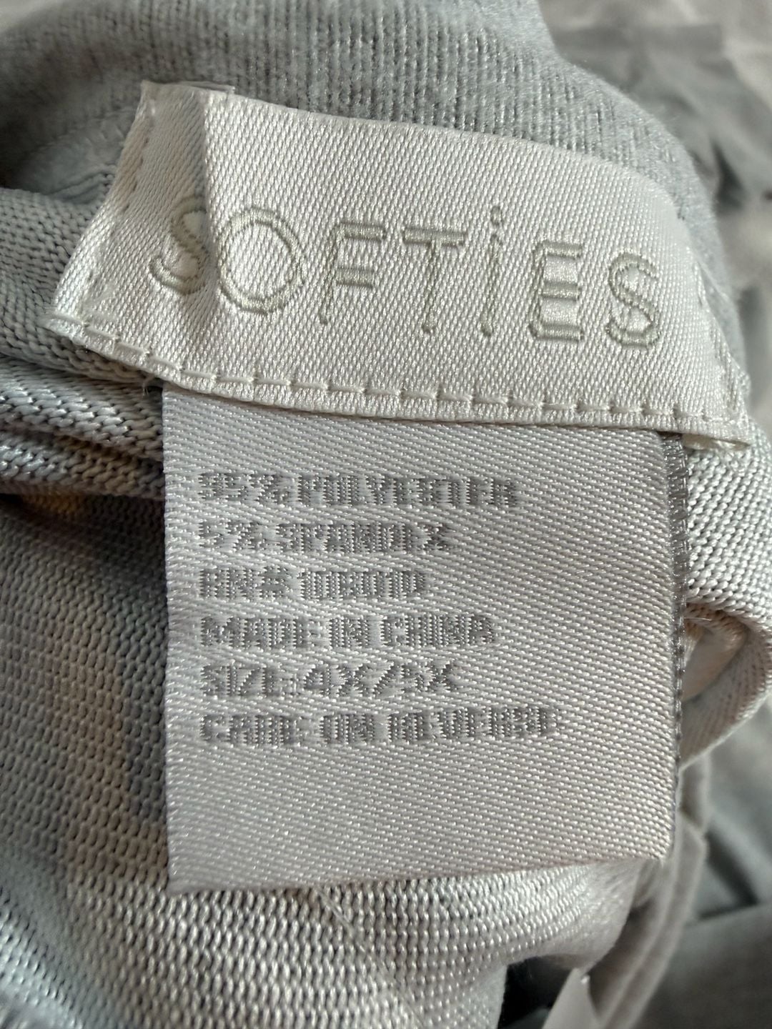 Softies Dream Jersey Crew Neck/Jogger Lounge Set 4X/5X Heather Grey 7