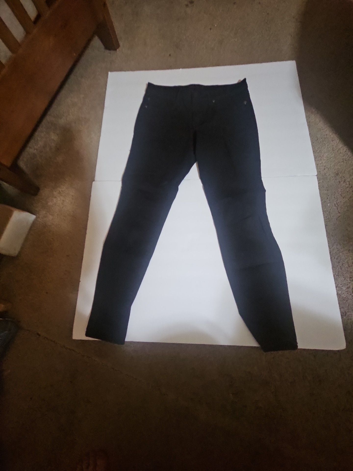 Rock & Republic Skinny Jeans Size 10 Black Denim 2