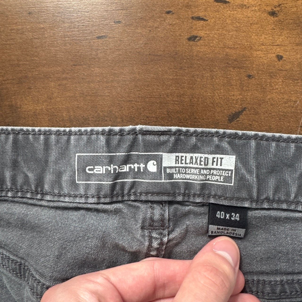Carhartt Relaxed Fit Utility Pants Gray Size 36x30 6