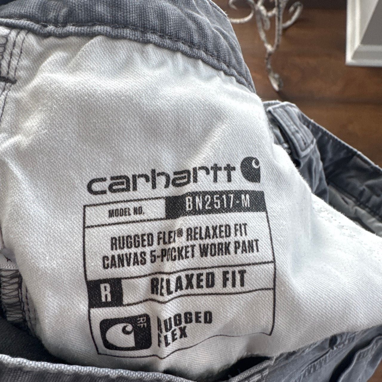Carhartt Relaxed Fit Utility Pants Gray Size 36x30 8