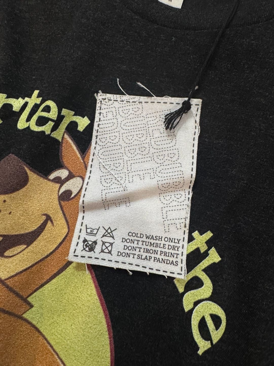 Yogi Bear Smarter Than The Average Bear Retro Cartoon Graphic Tee Size M 6