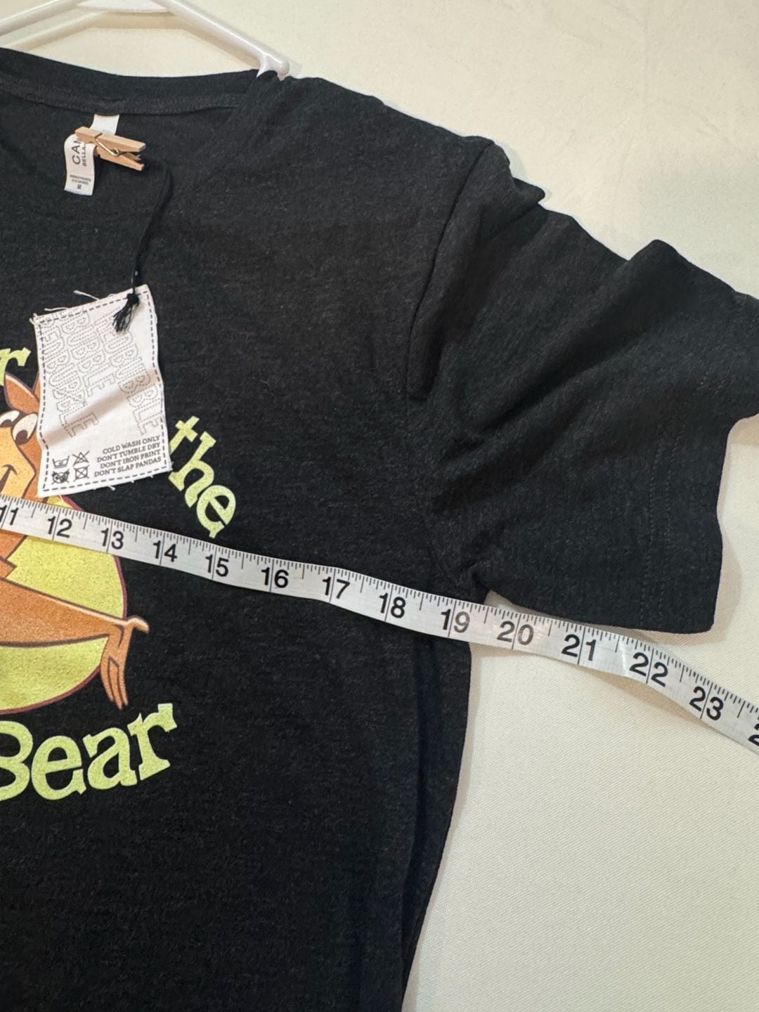 Yogi Bear Smarter Than The Average Bear Retro Cartoon Graphic Tee Size M 7