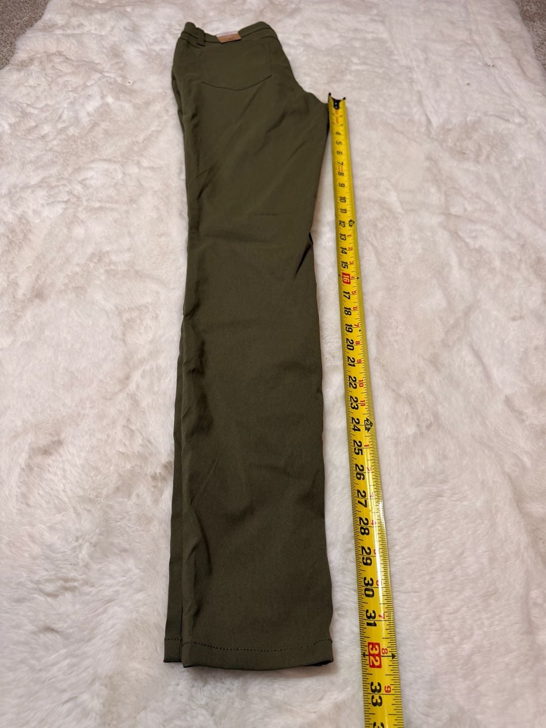 Prana Briann Pant Tall Inseam Size 4 Cargo Green Stretch Zion 12