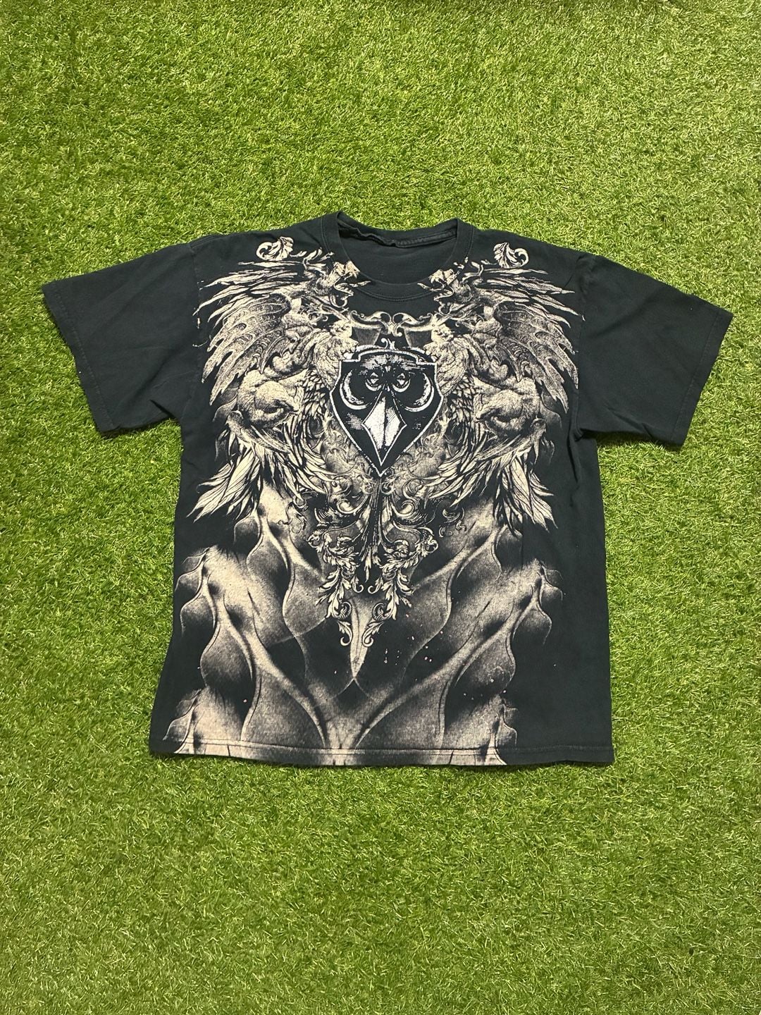 Vintage Chemistry Brand Cyber Goth Affliction Style Graphic T 3