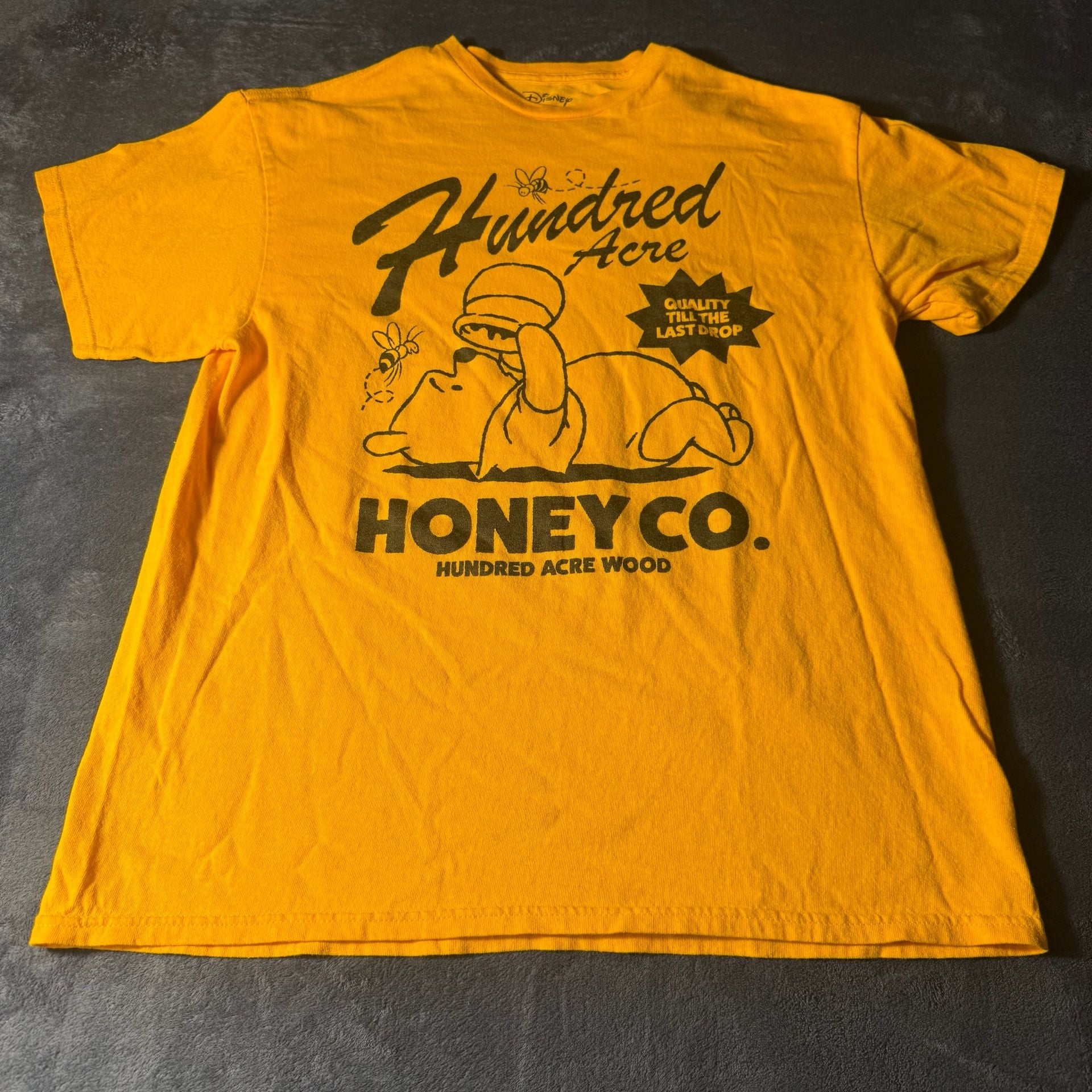 Disney Winnie the Pooh Hundred Acre Honey Co T-Shirt Yellow 2