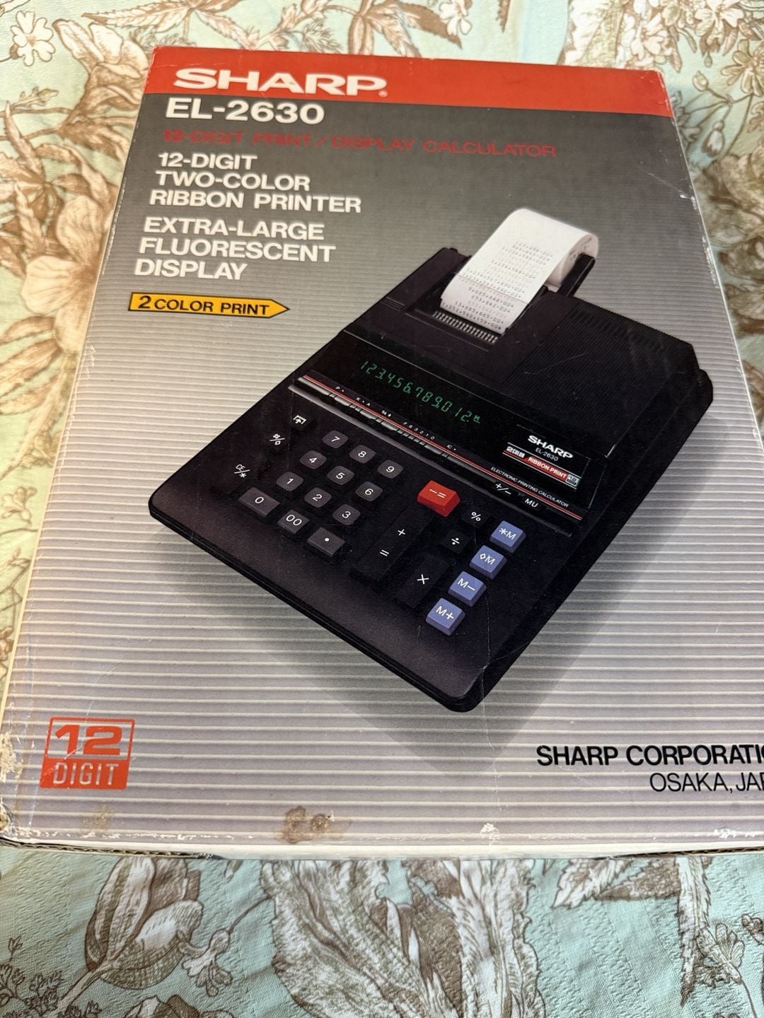 Sharp EL-2630 12-Digit Print/Display Calculator 1