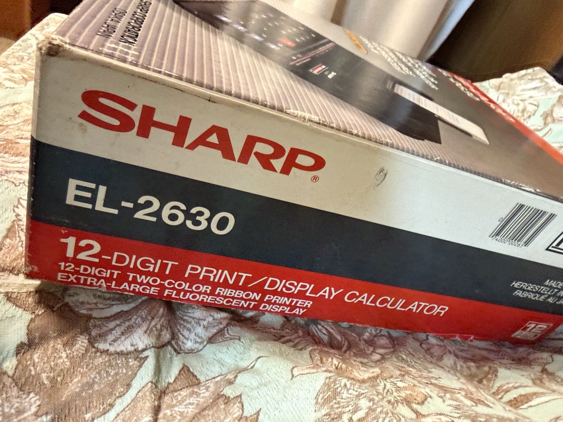 Sharp EL-2630 12-Digit Print/Display Calculator 3