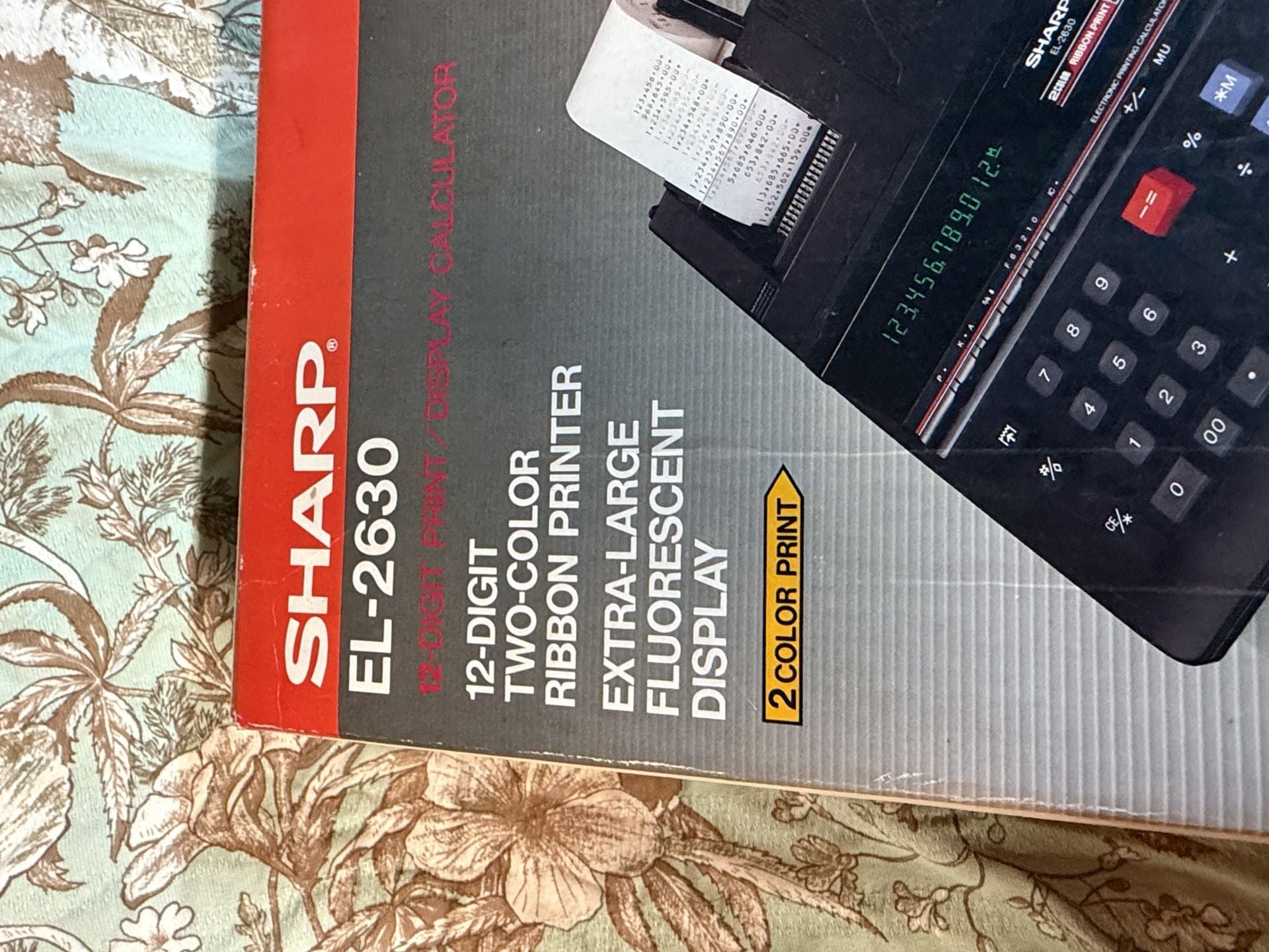 Sharp EL-2630 12-Digit Print/Display Calculator 5