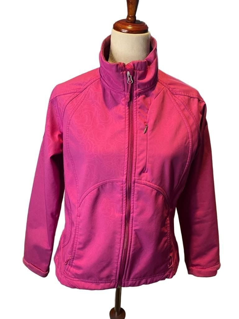 Double Diamond Fleece Jacket Size S/CH Purple 2