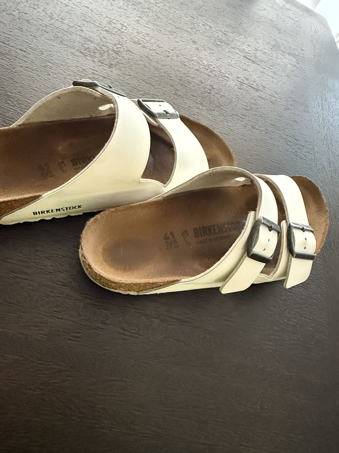 Birkenstock Arizona Sandals White Leather 11