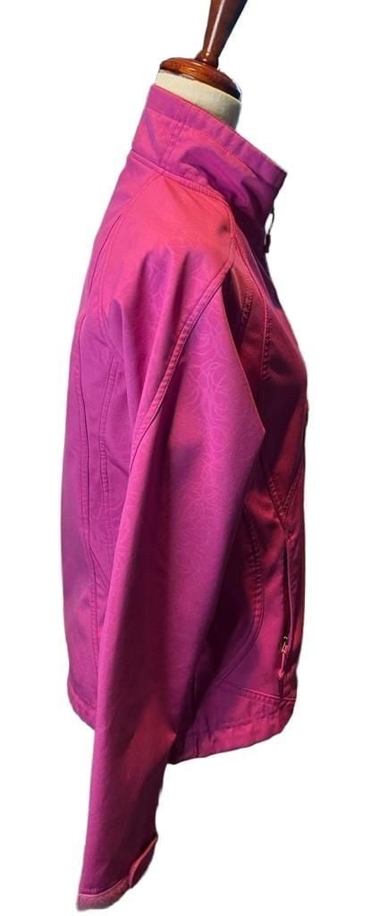 Double Diamond Fleece Jacket Size S/CH Purple 4