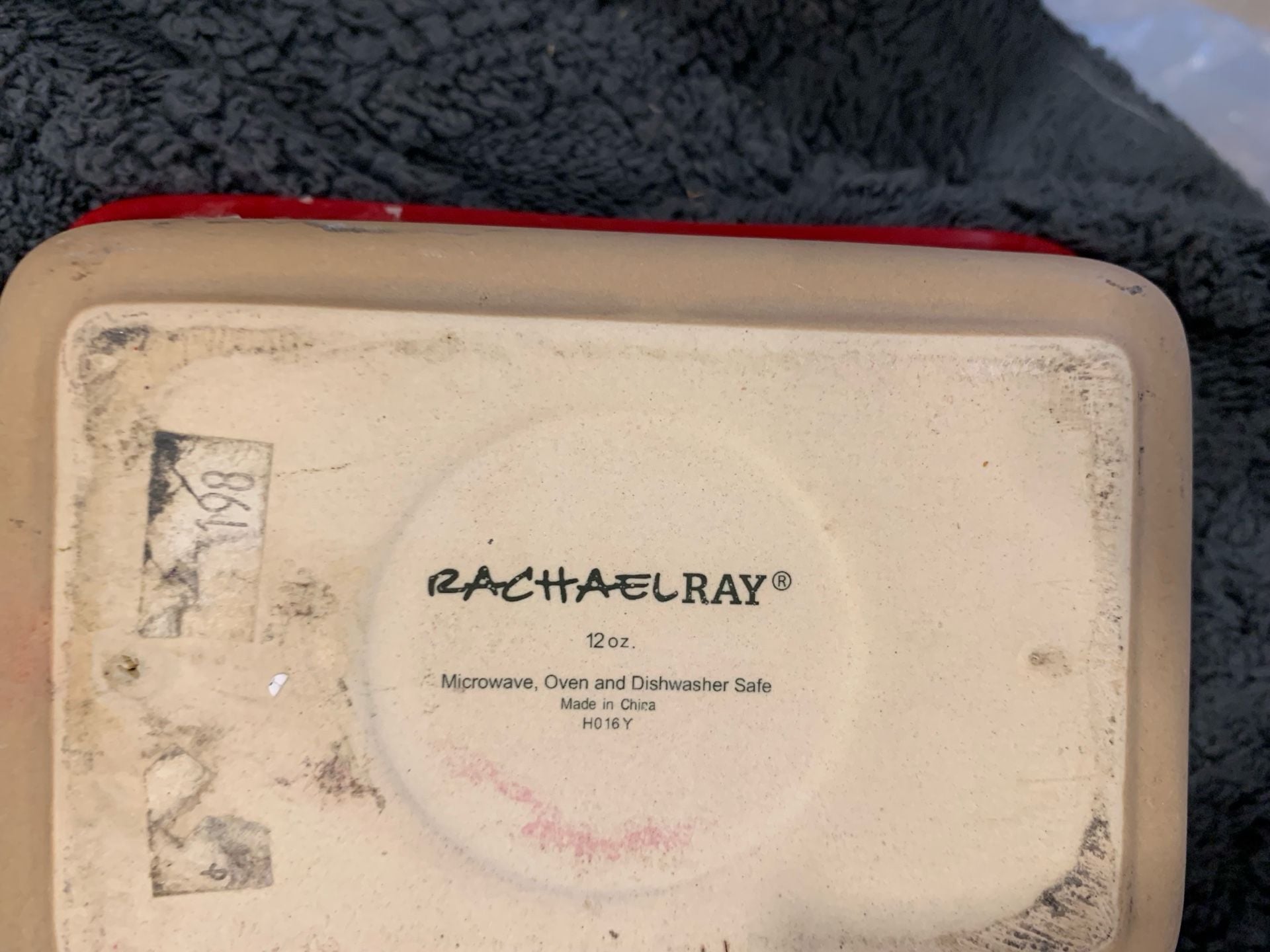 Rachael Ray Stoneware 12 oz Baking Dish Red 2