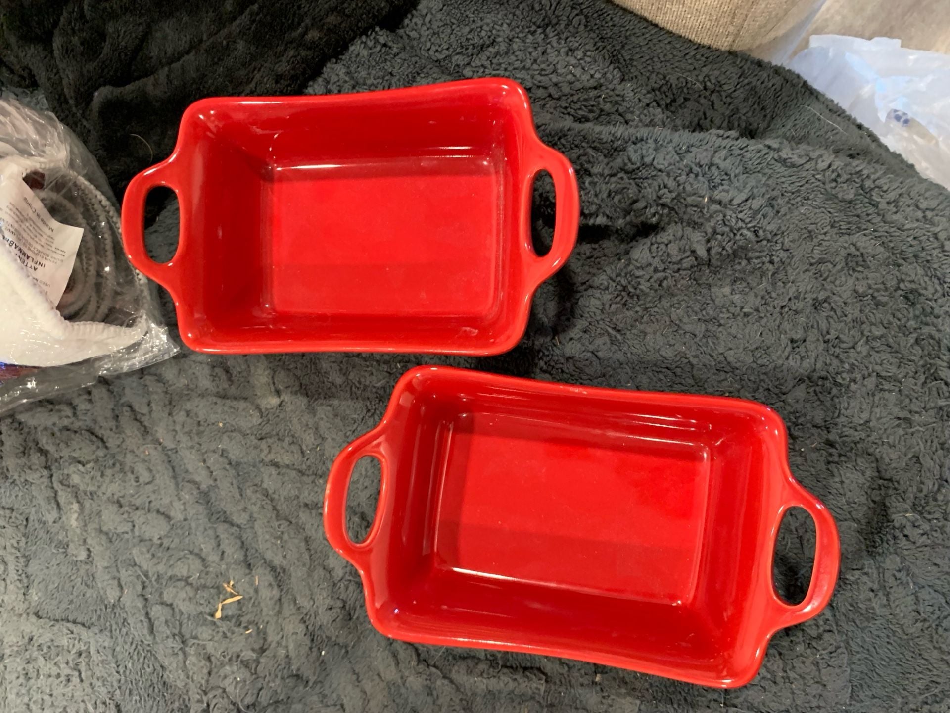 Rachael Ray Stoneware 12 oz Baking Dish Red 3
