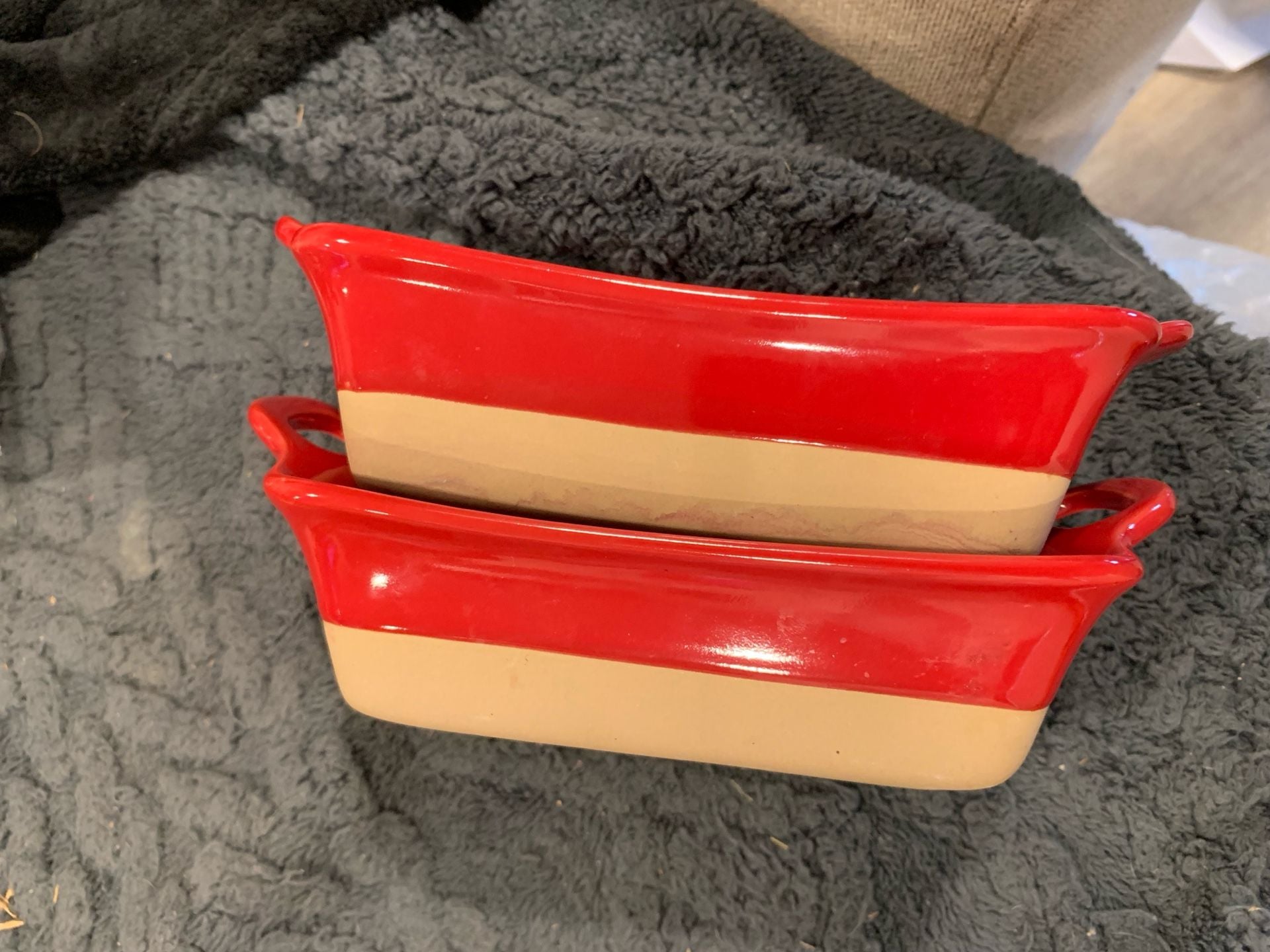 Rachael Ray Stoneware 12 oz Baking Dish Red 4