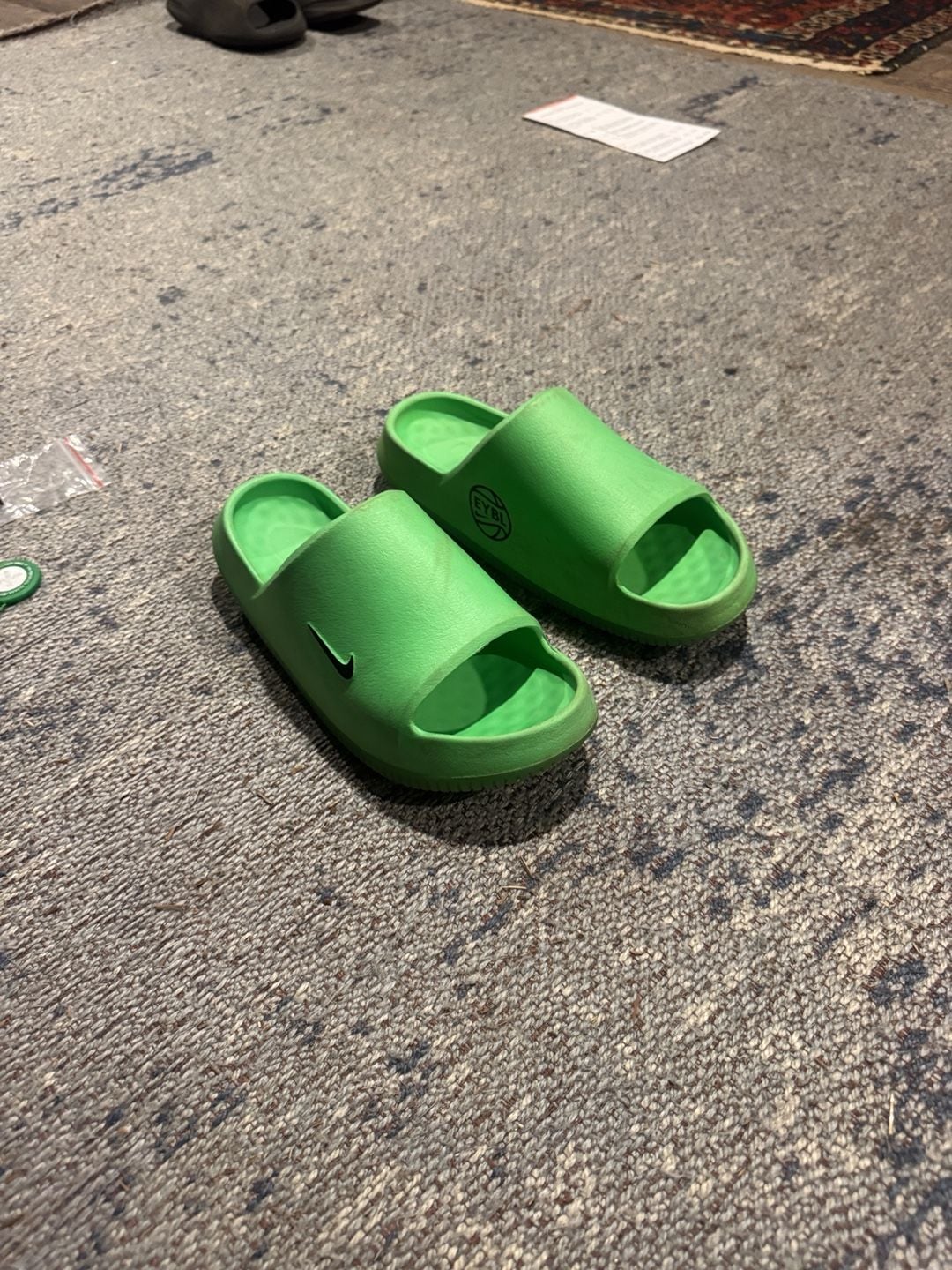 Nike EYBL Slides Green 4