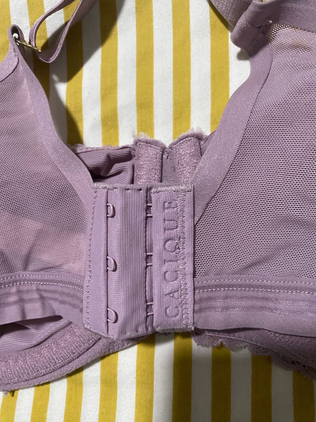 Cacique Bra Size 40DD Purple Lace Underwire 5