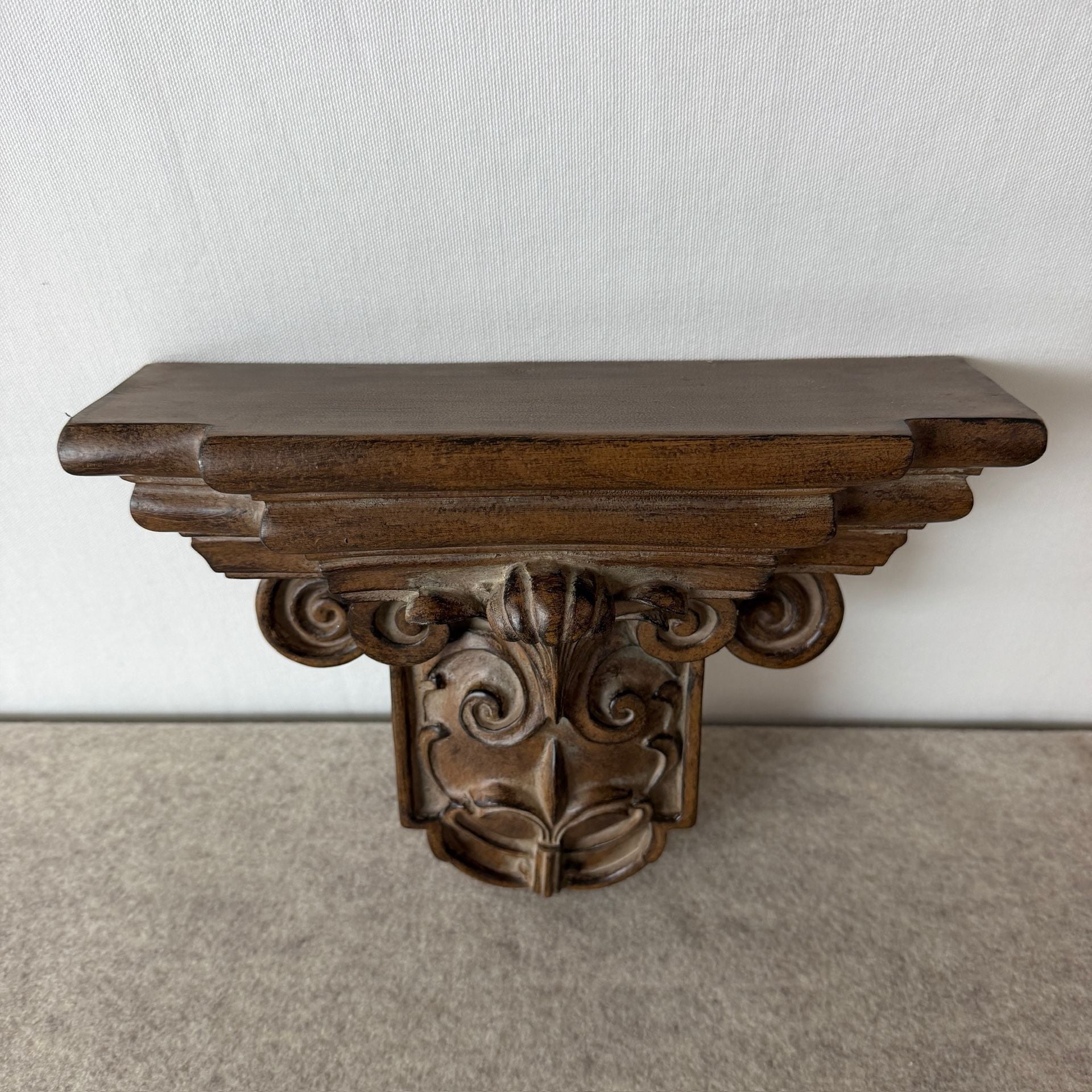 Ornate Scroll Corbel Wall Shelf #1 2