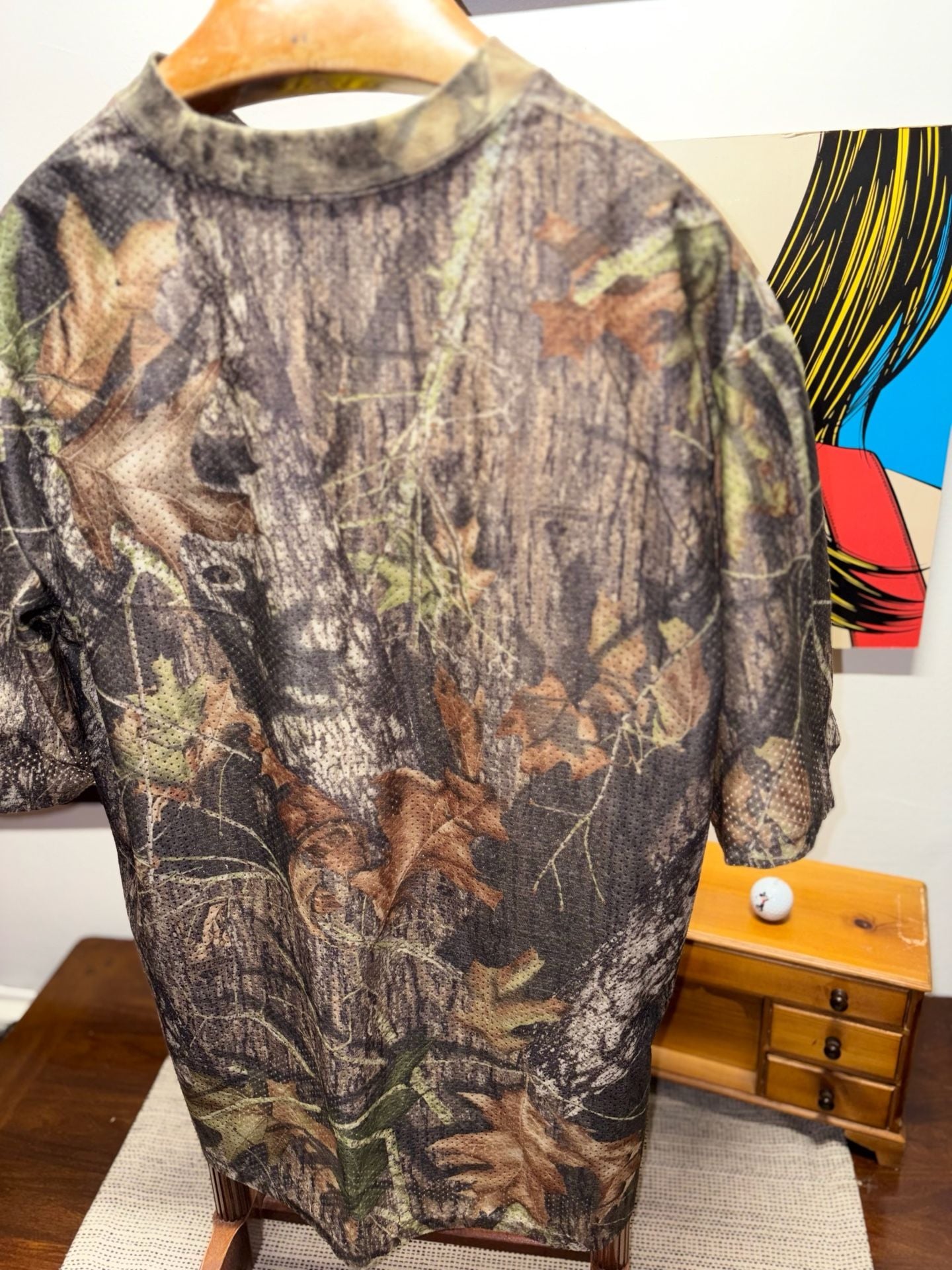 RedHead Camo Pocket T-Shirt Size L Mossy Oak Mesh Short Sleeve 7