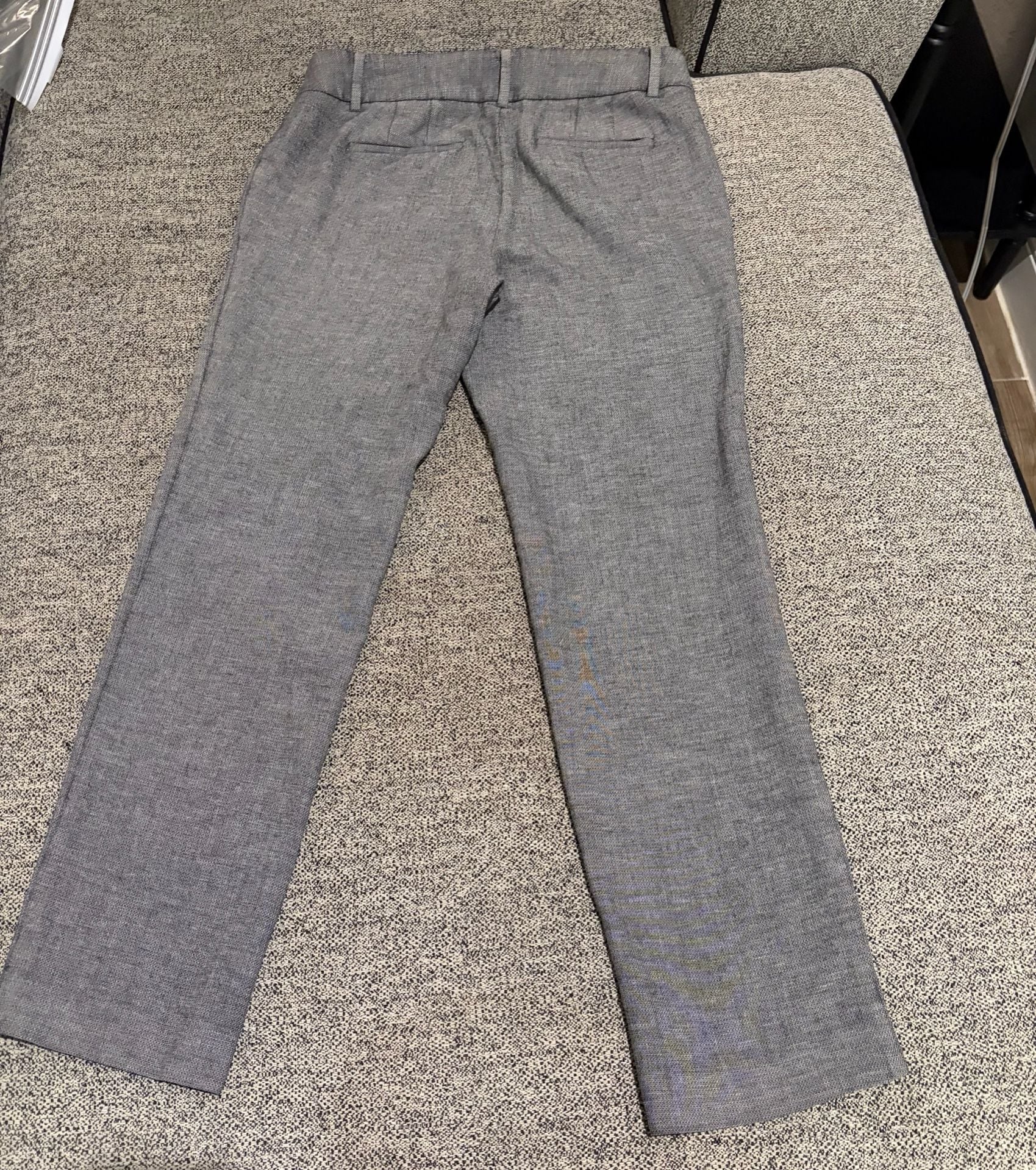 125-Talbots Newport Pants Size 6 Gray Dress Slacks 3