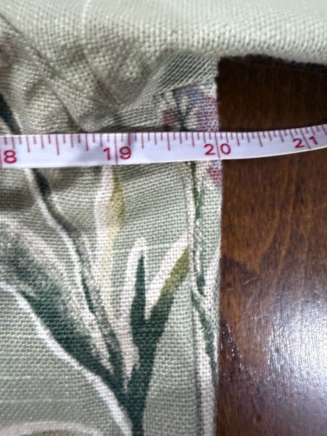 Sage Green Floral Cotton Flax Jacket Small Cottagecore Boho Made in USA 5
