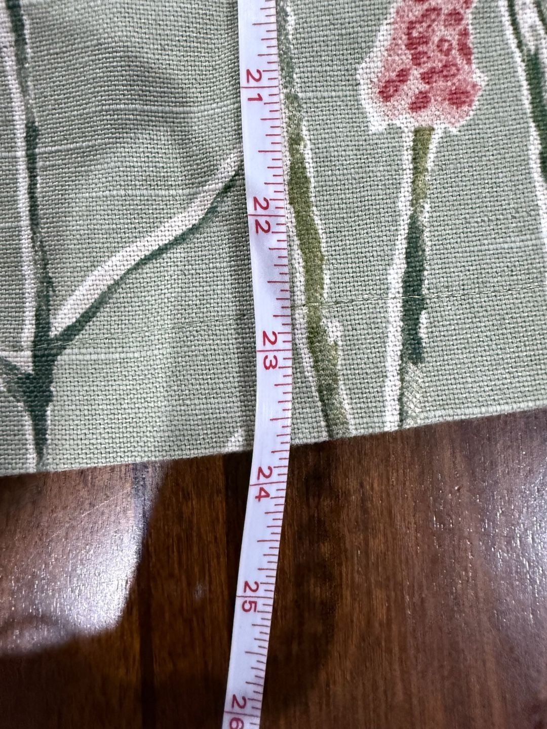 Sage Green Floral Cotton Flax Jacket Small Cottagecore Boho Made in USA 6