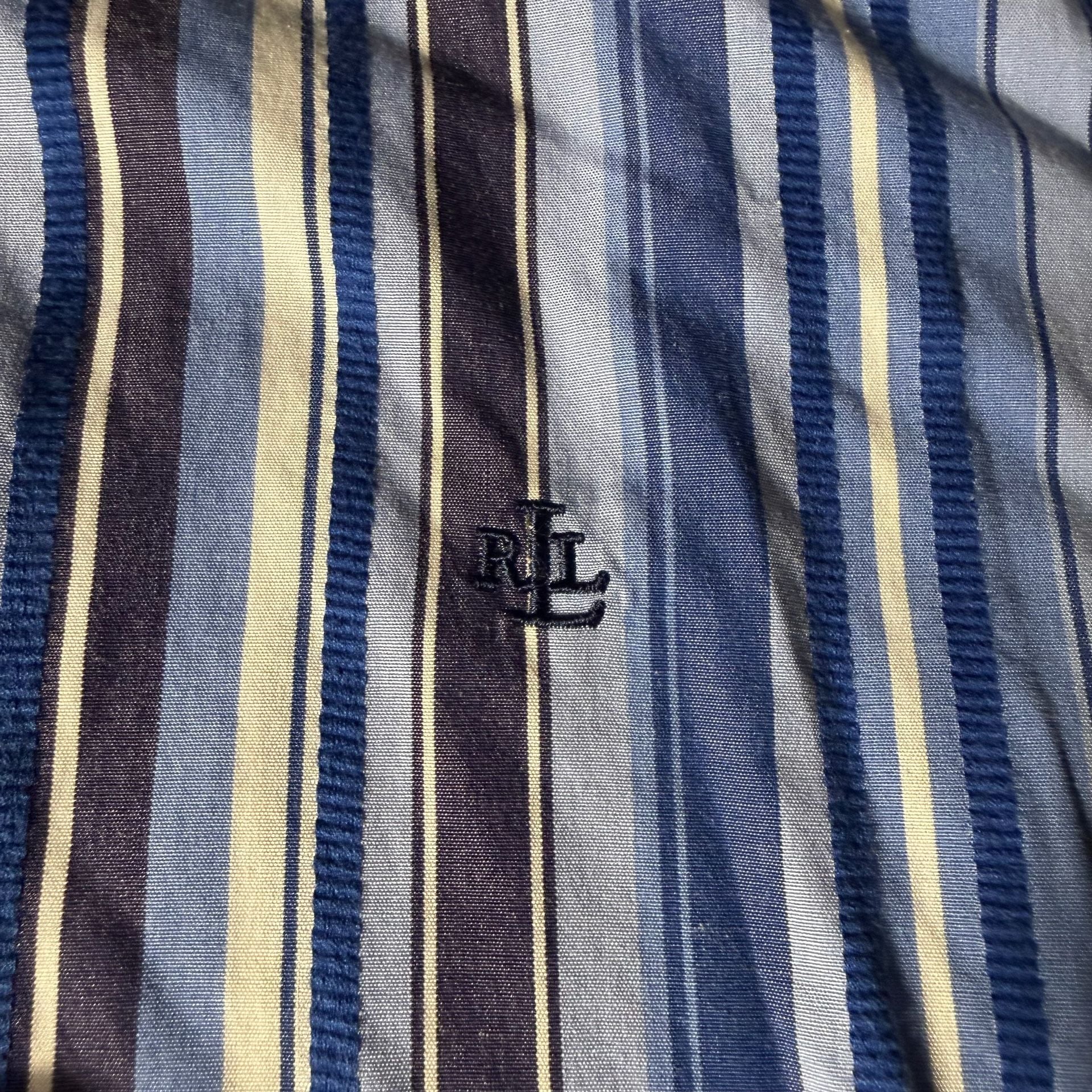 Lauren Ralph Lauren Striped Long Sleeve Button Down Shirt Size 3X 3