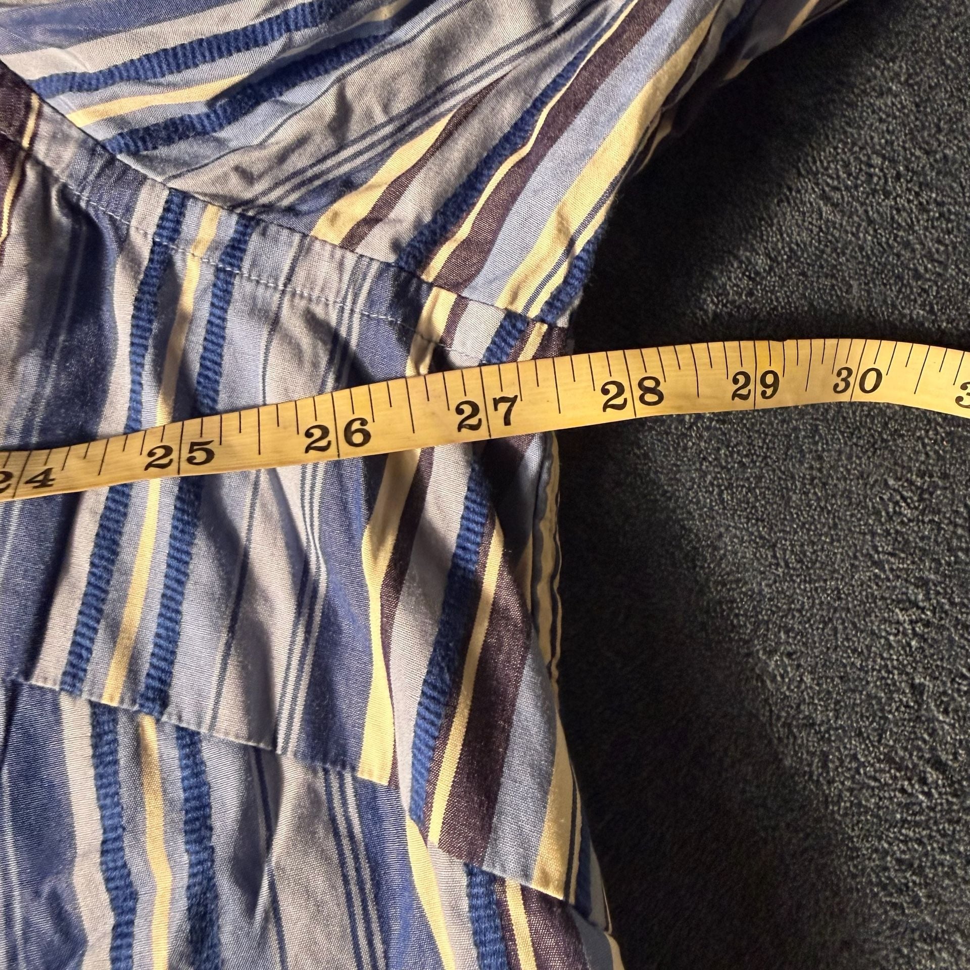 Lauren Ralph Lauren Striped Long Sleeve Button Down Shirt Size 3X 5