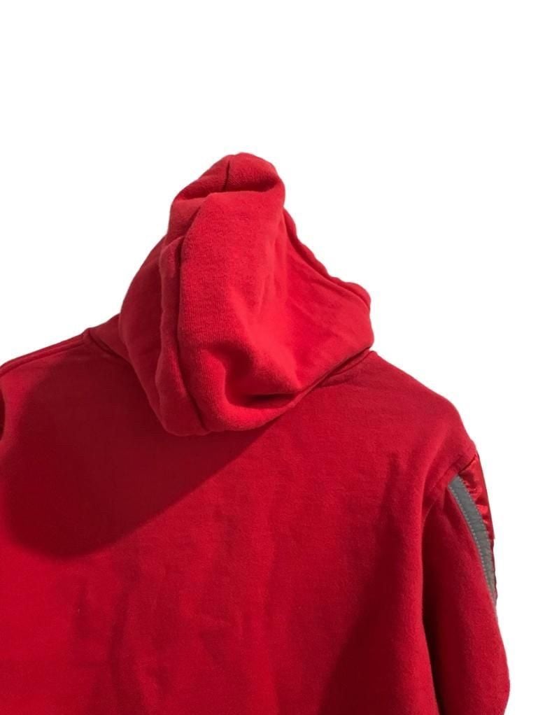 Vintage Kappa Logo Hoodie Red White Pullover Sweatshirt size medium  10