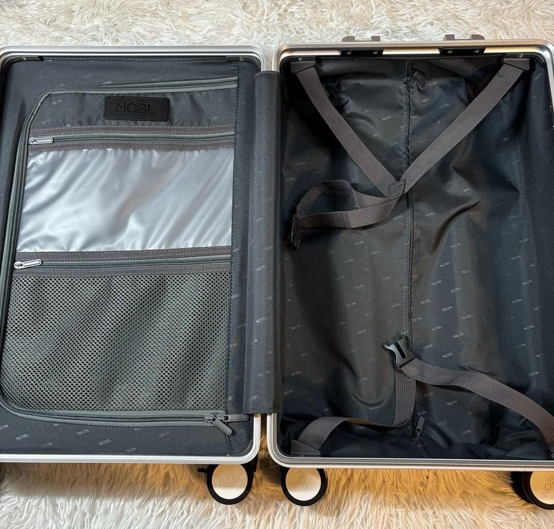 NOBL Carry-On Hard Shell Suitcase White 2