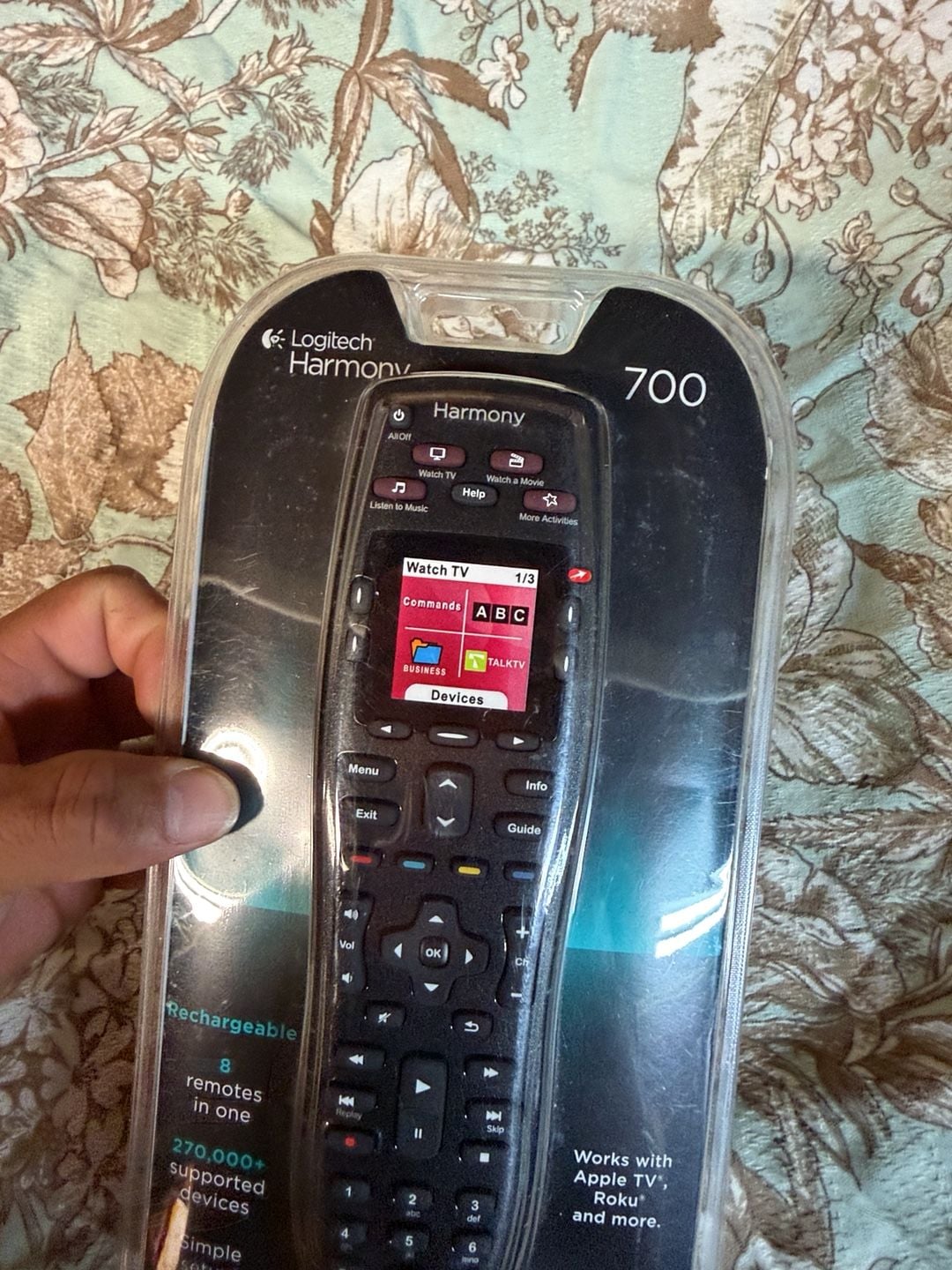 Logitech Harmony 700 Rechargeable Remote Control 3