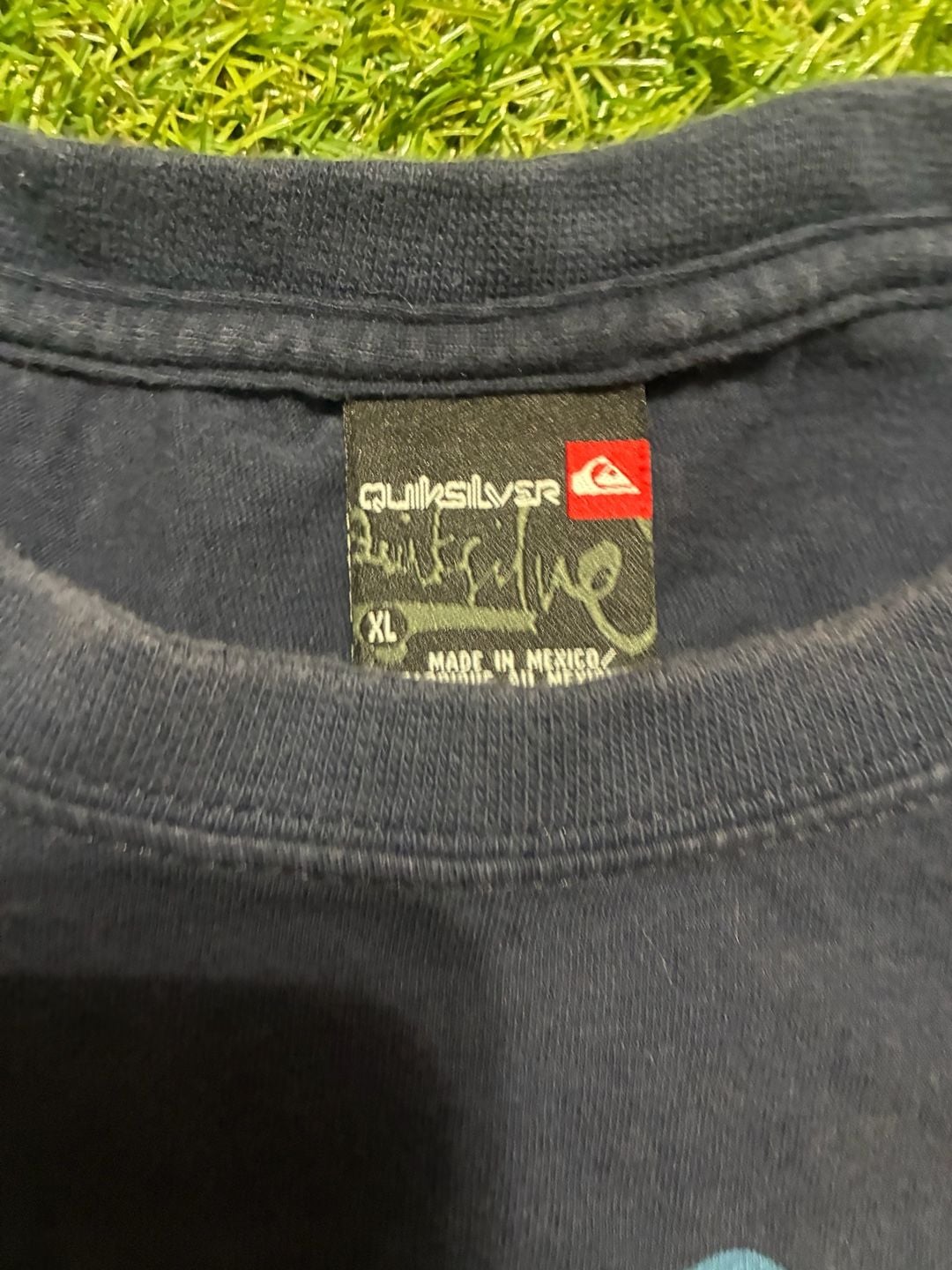 Y2K Quiksilver T-Shirt XL Black Freedom Is Dirty Graphic 5