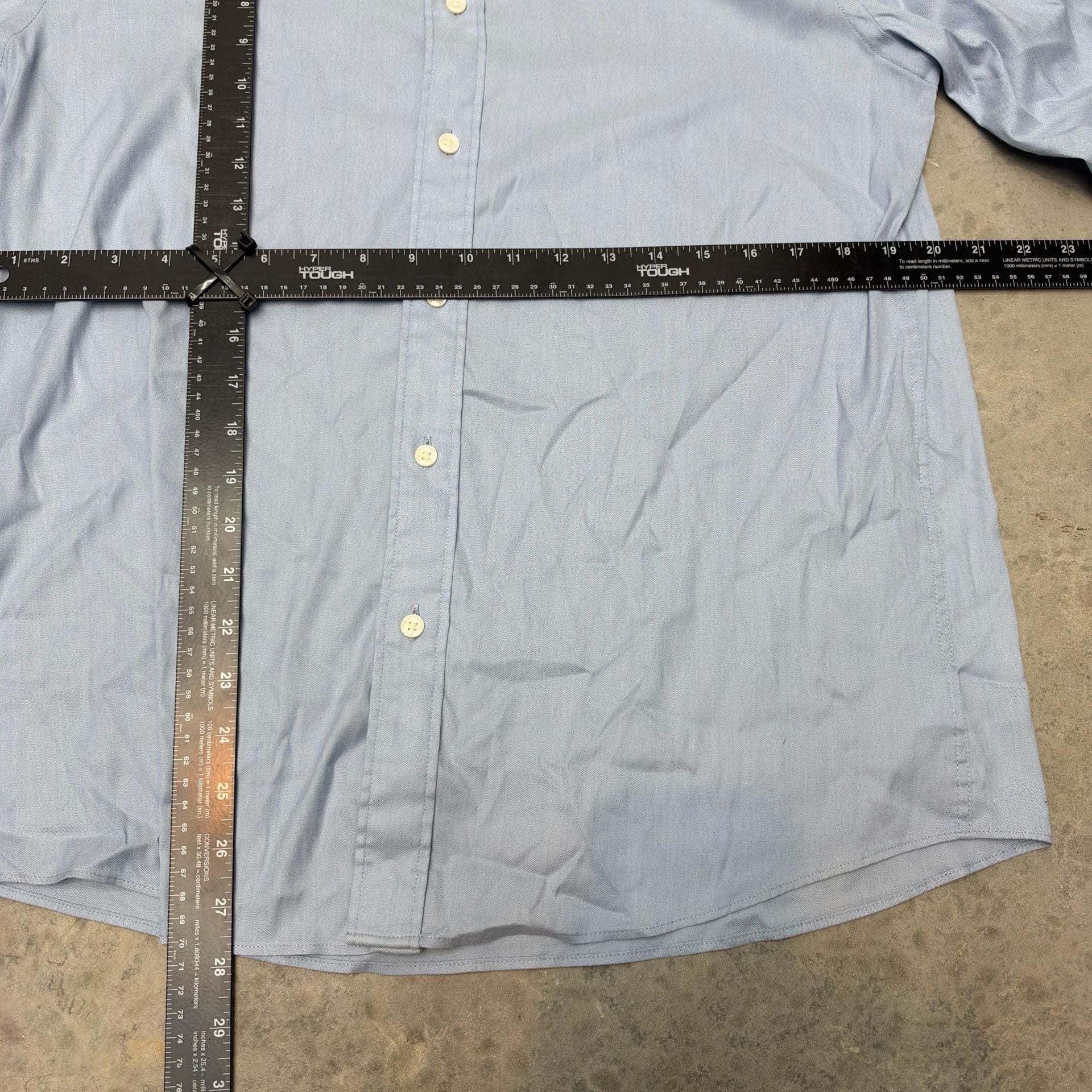 Men’s Faherty Long Sleeve Button Up Shirt - Medium 6
