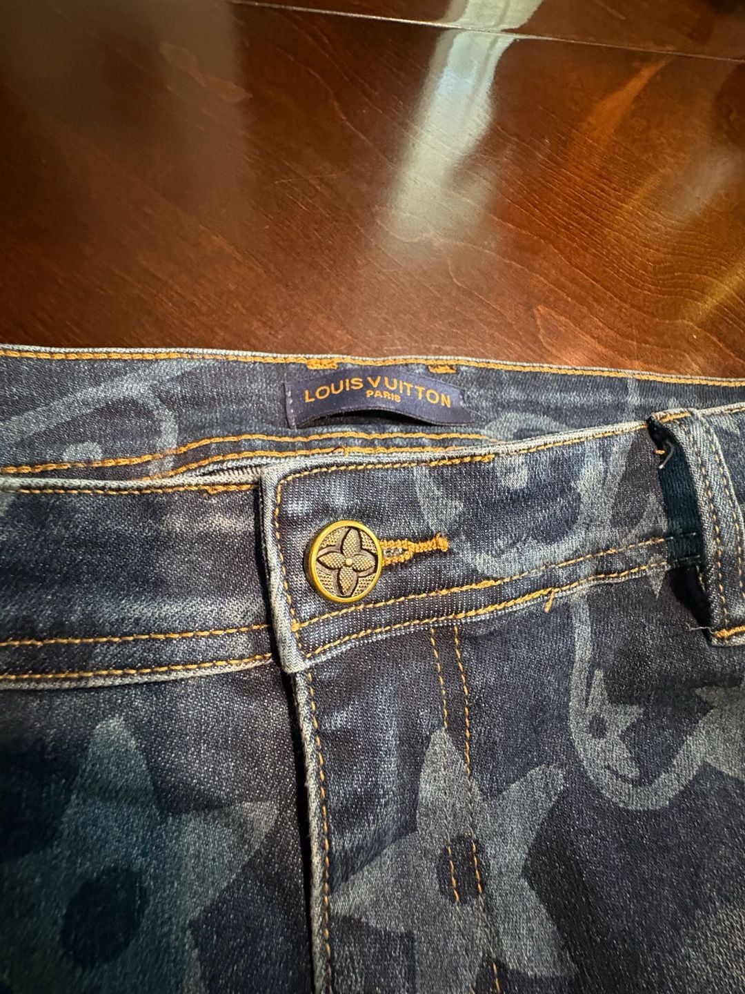 Monogram Jeans Size 40 Straight leg 7