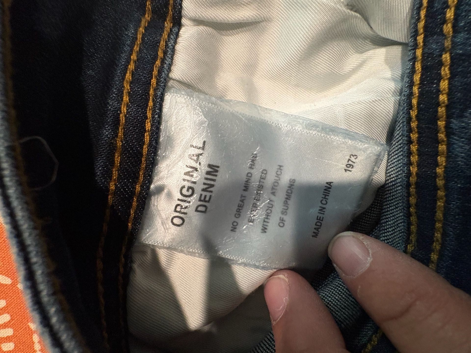 Monogram Jeans Size 40 Straight leg 10
