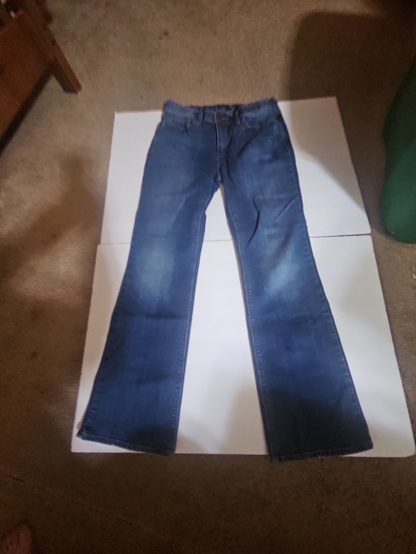 Levi's Perfect Waist Boot Cut 525 Jeans Size 10M Blue Denim 2