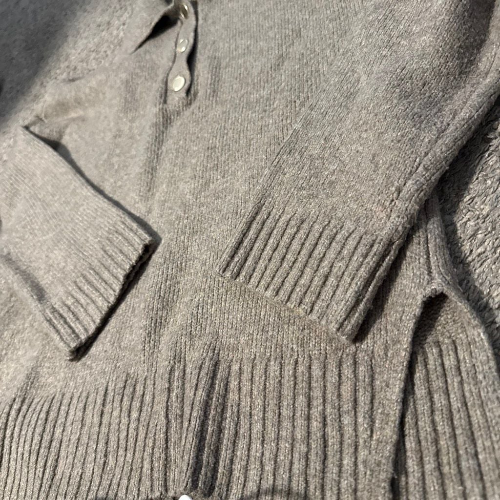 Abercrombie & Fitch Polo Sweater Size S Brown 4