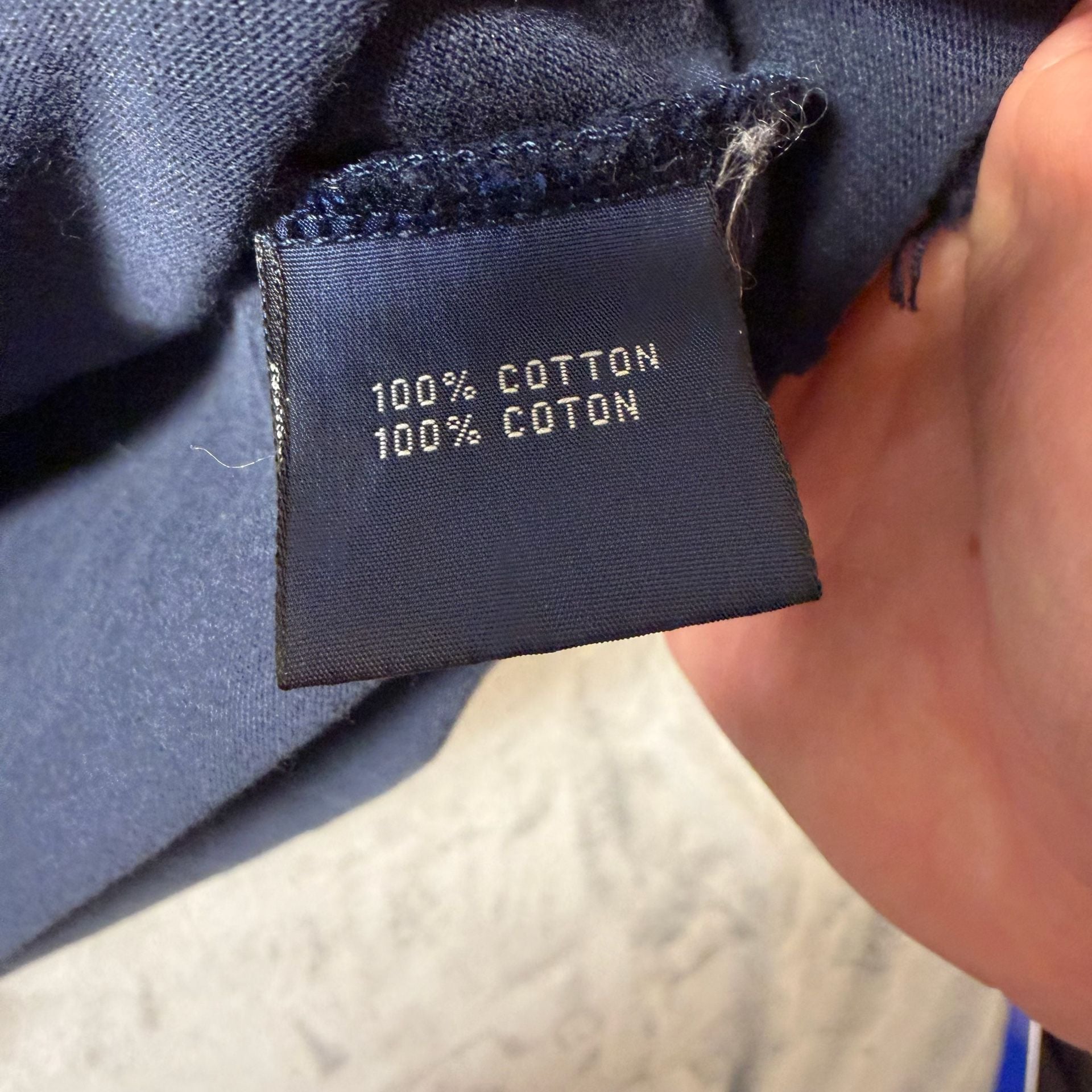 Cutter & Buck Polo Shirt Size XL Navy Blue Cotton 5