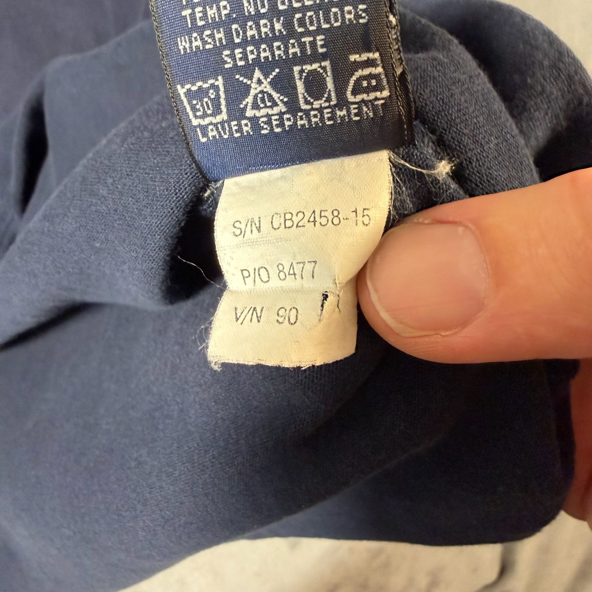 Cutter & Buck Polo Shirt Size XL Navy Blue Cotton 6