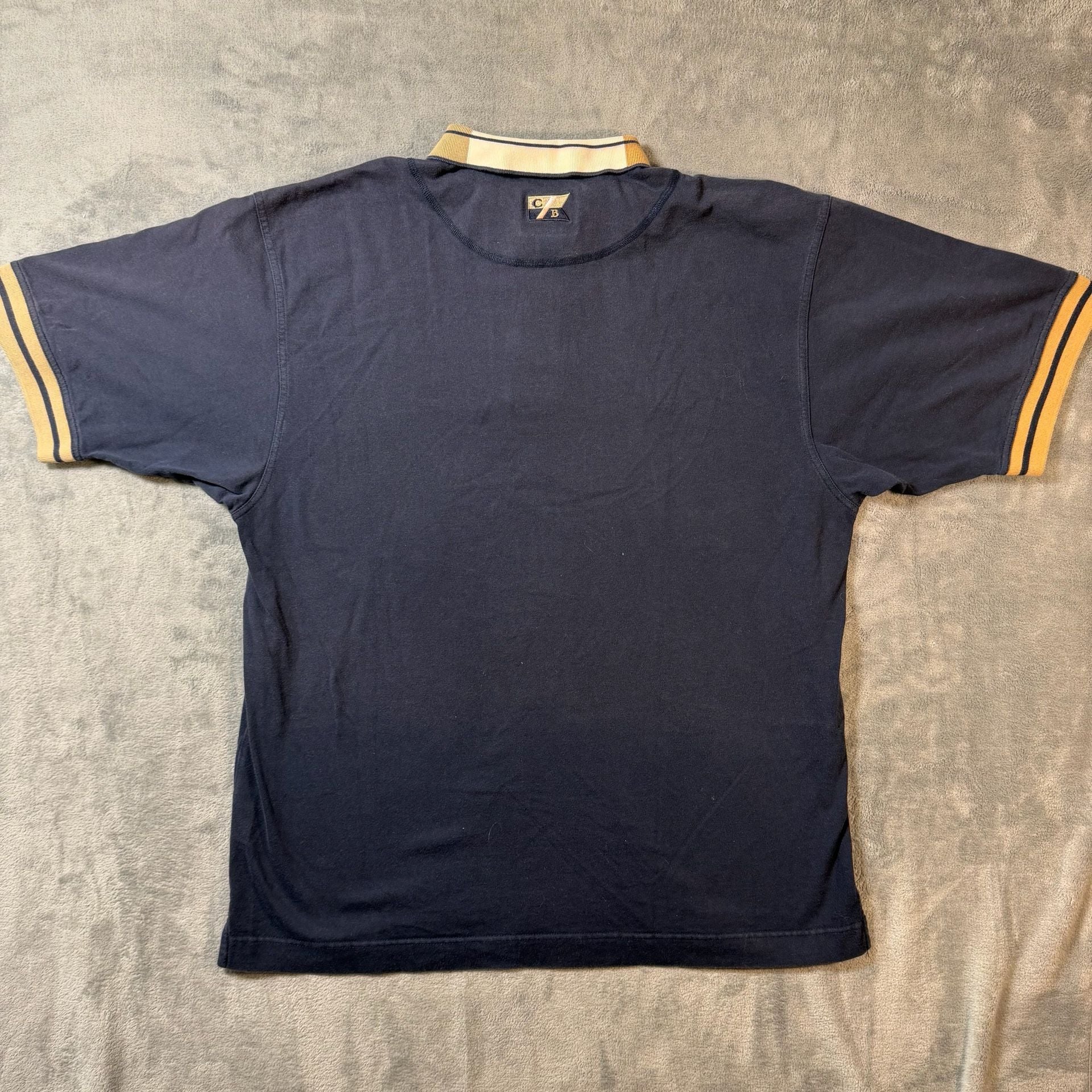 Cutter & Buck Polo Shirt Size XL Navy Blue Cotton 7