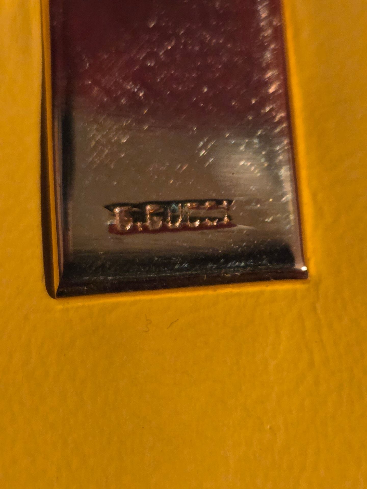 Vintage Gucci Suede Long Wallet Brown Yellow Gold Hardware 5